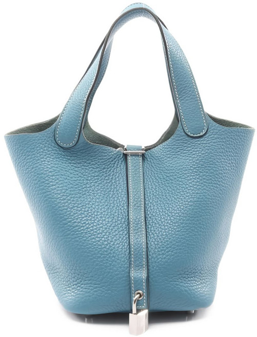 에르메스 중고 19 피코탄 락 레더 토트 백