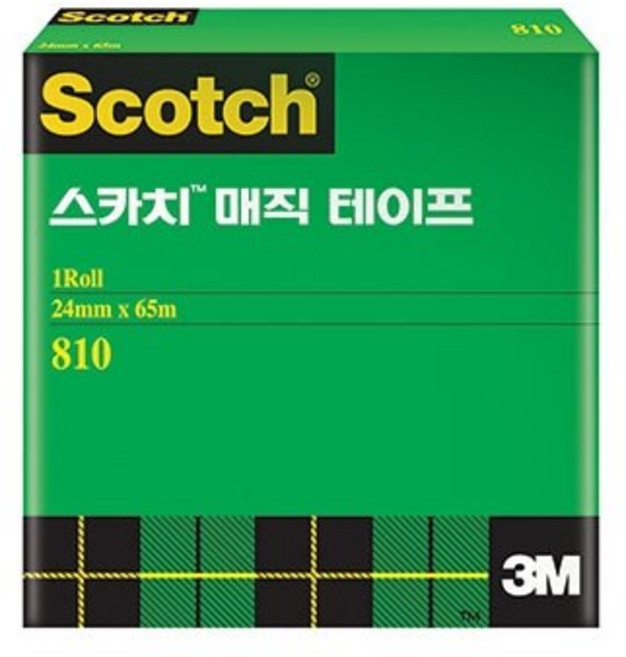 3M)매직테이프 리필(810R/3인치), 1세트, (24*65M)3개/M320152