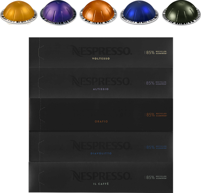 네스프레소 정품 캡슐 버츄오 에스프레소 베스트 5종 세트, 50캡슐, 1개