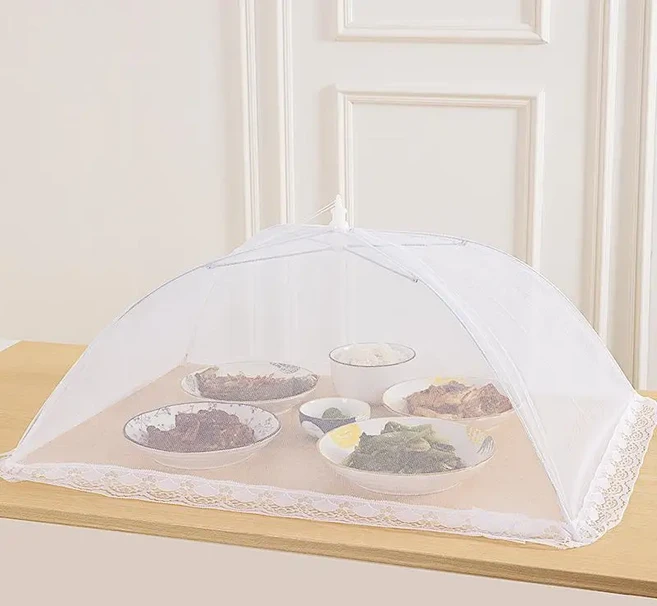 대형 직사각형 가정용 식탁 커버 방진 뚜껑 간단한 일본식 야외 공간 활용, 02 효과적인 모기 방지 직사각형 65x46