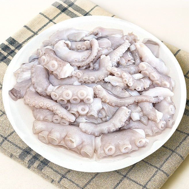 냉동 손질 절단낙지 A급 2.7kg, 6개, 450g