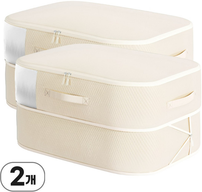 드비안 4세대 부피삭제 이불 압축팩 지퍼형 대용량 옷정리 수납 보관, 1개, 2개입