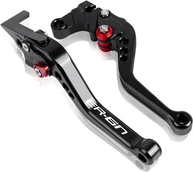 자동차타이어 알루미늄 접이식 형 브크 클러치 레버 바이크 오토바이 액세서리 가와사크 ER6N 2009, 01   MAINLAND, 17 SHORT