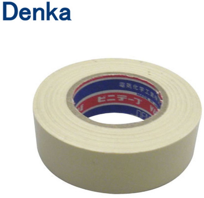 덴카 101 친환경 전기 절연 마감 테이프 아이보리 10M 10개입 묶음