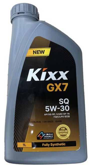 [두원몰]킥스 가솔린 엔진오일 GX7 5W30 1L, 1개, KIXX GX7 5W30_1L