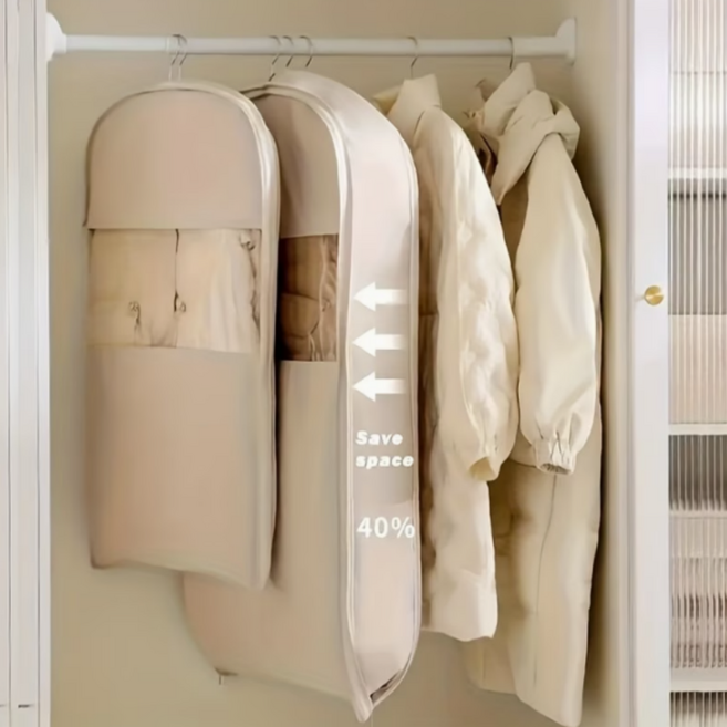 소단 패딩 의류 코트 옷걸이 압축팩 보관팩, 2개