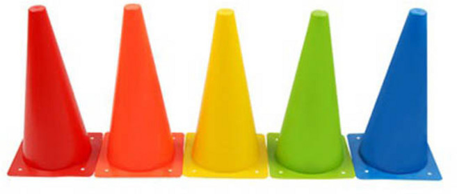 키더스 - 칼라콘 32cm 1개/고급 PVC소재/안전재질, 키더스 칼라콘 32cm 1개, 1개