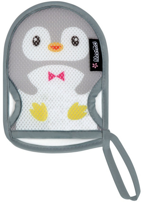 마니또 쥬쥬 유아 목욕장갑, 펭귄(키즈), 1개