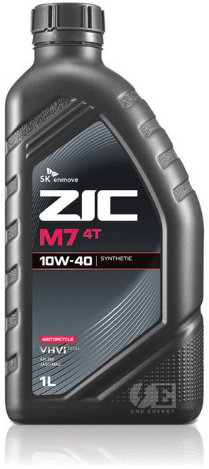ZIC 지크 4행정 배달 오토바이 가성비 국산 합성엔진오일, 1개, M7 4T