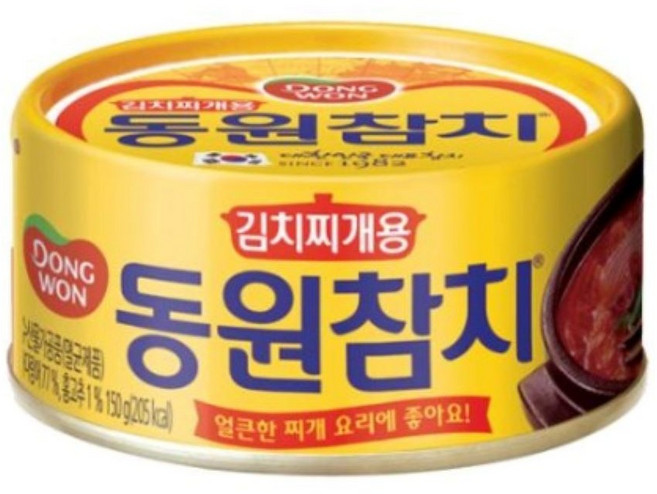 동원 김치찌개용 참치, 250g, 5개