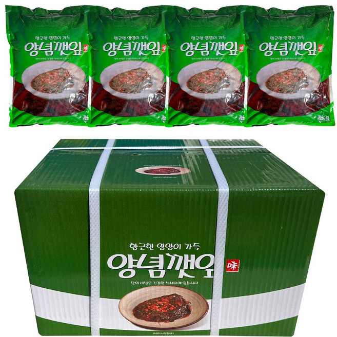 [한정판매] 해성 양념깻잎, 1개, 16kg
