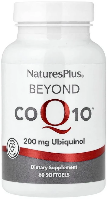 NaturesPlus Beyond CoQ10® 유비퀴놀 200mg 소프트젤 60정 NAP-49567, 1개 - 쿠팡