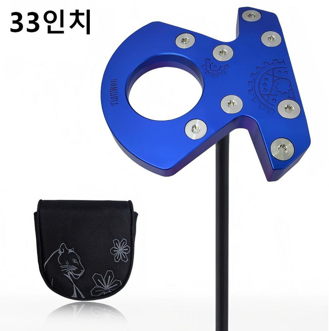 Tianwell 블루골프 제로 토크 골프 퍼터 골프 퍼터 페이스 밸런스드 골프 클럽 길이 33 34 35 인치, 33도
