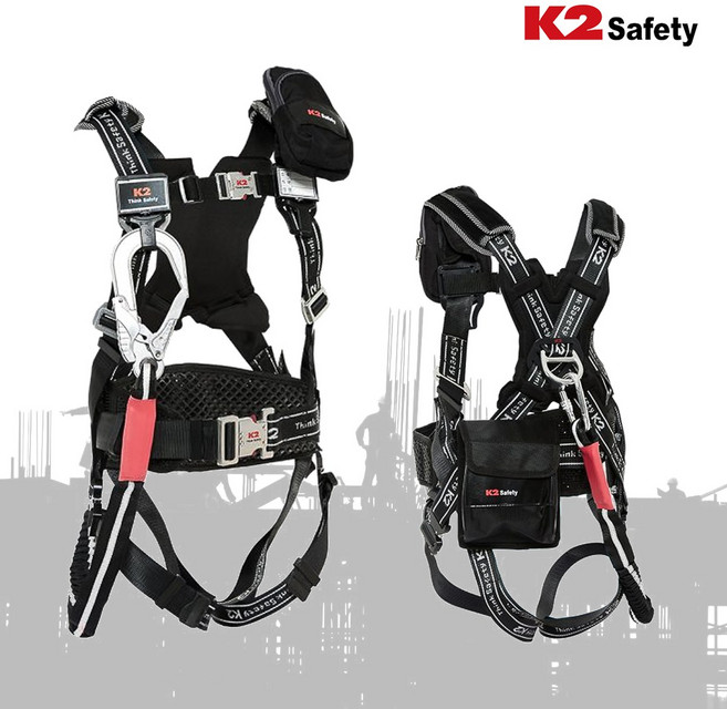 K2 KB-9503 안전벨트 전체식 싱글 일체형 죔줄, 1개