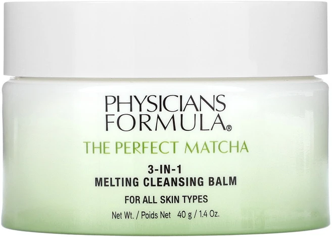 Physicians Formula 퍼팩트 말차 3-in-1 멜팅 클렌징밤 1.4 oz(40 g) 2팩, 1개, 40g - 쿠팡