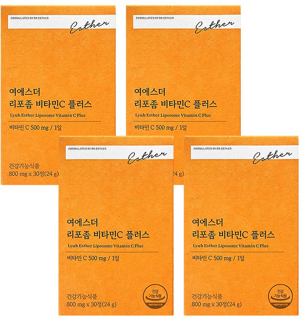에스더포뮬러 리포좀 비타민C 플러스, 30정, 4개
