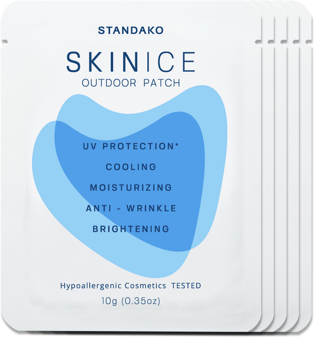스탠다코 스킨아이스 와이드형 자외선 차단 골프 기미패치, 5개입, 1개
