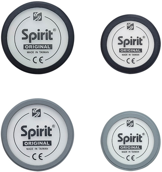 스피릿 청진기 다이아프램 부속품, 그레이 4.5cm, 1개