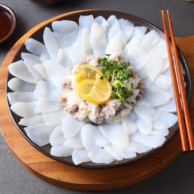 간편 손질 절단 갑오징어 숙회 /갑오징어 볶음 / 갑오징어튀김, 1개, 500g