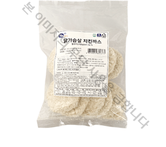 하늘푸드 닭가슴살 치킨까스, 1개, 1kg