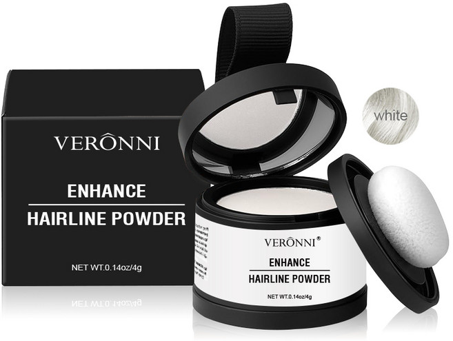 아이라이너 14 가지 색상 헤어 라인 파우더 4g 섀도우 메이크업 컨실러 천연 커버 남여 제품, [14] 14-White