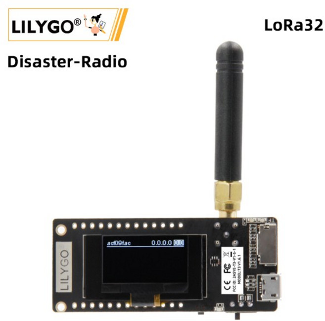 LILYGO® Disaster-Radio LoRa V2.1_1.6.1 ESP32 433/868/915Mhz WIFI 무선 블루투스 모듈 0.96 인치 OLED, 01 빠른  Mainland, 03 915MHZ  9102 Chip