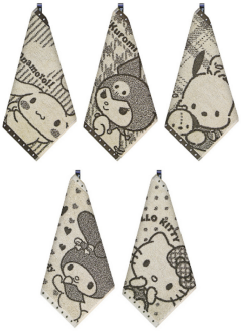 산리오 선염 고리타올, 포차코/, 1개