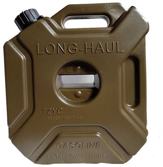 오토바이말통 바이크 연료통 여행 3L 비상 플라스틱 휴대 가솔린 예비연료, 3L 그린, 1개