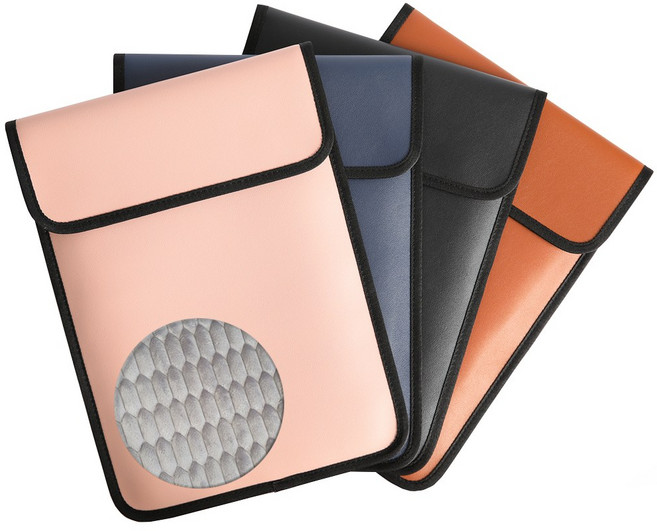 에스터 가죽 노트북파우치 13인치 그램16인치, 16인치 핑크, 1개