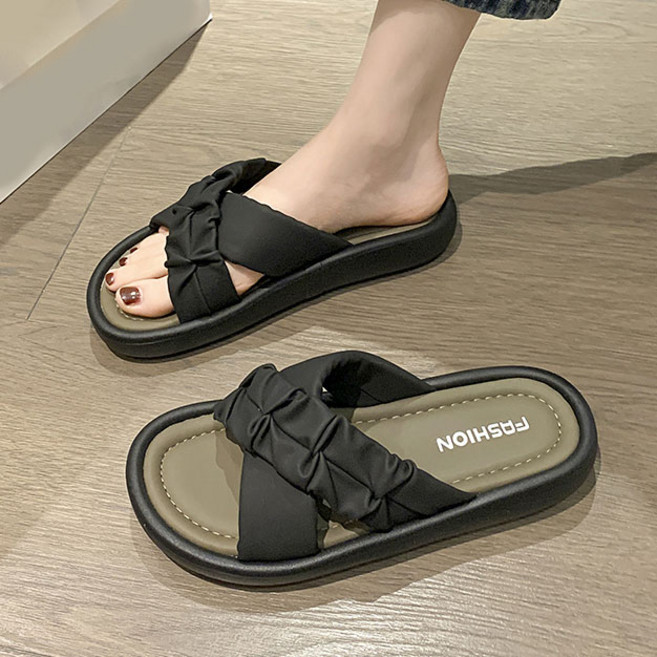 Modern Fashion 여성 발편한 스트랩 샌들 여름 슬리퍼