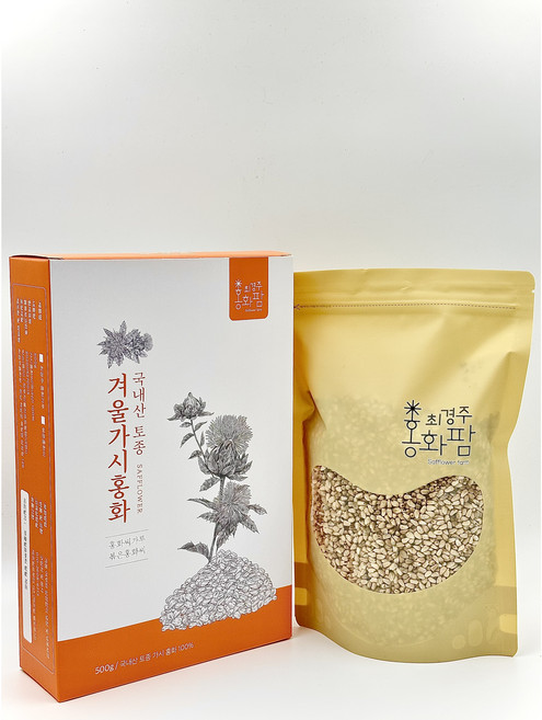 최경주홍화팜 해남홍화볶은홍화씨1kg 국내산가시홍화씨, 1개, 1kg