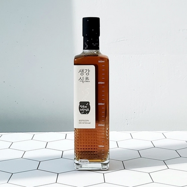초산정 생강식초 오곡명초 천연발효 3년숙성 520ml, 2개