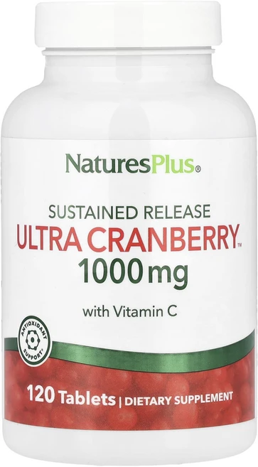 NaturesPlus 서방형 Ultra Cranberry™ 비타민C 함유 120정, NaturesPlus서방형UltraCranberry비타, 1개 - 쿠팡