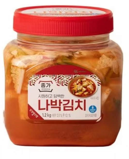 [종가] 종가 담백한 나박김치 1.2kg, 1개
