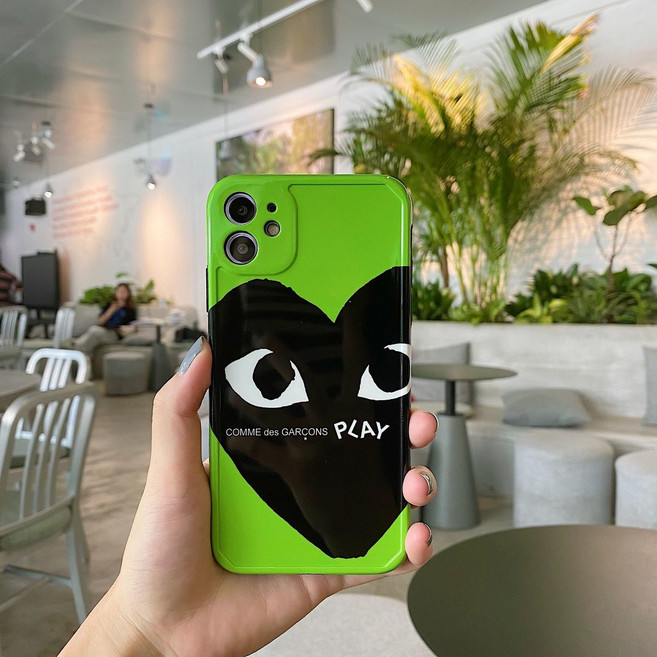 개성 애정 형광녹색 아이폰11 적용핸드폰 케이스