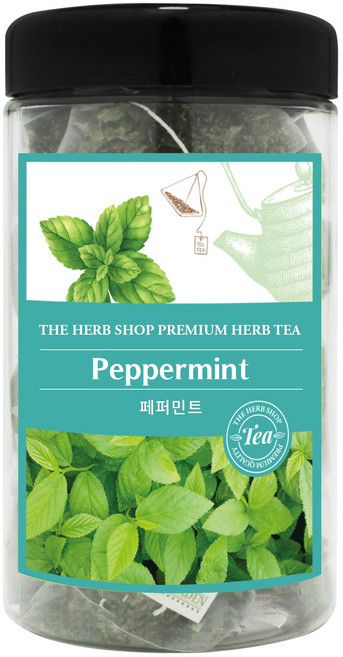 더허브샵 티백차 페퍼민트, 1g, 25개입, 1개