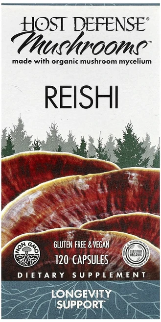 몸관리하세요 겨울입니다 Host Defense Mushrooms™ 영지버섯 캡슐 120정 특별관리진행, HostDefenseMushrooms영지버섯캡슐120정, 1개 - 쿠팡