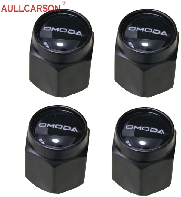 자동차 휠 타이어 에어 밸브 캡 스템 커버 Chery Omoda C5 FX 5 E5 S5 GT 액세서리, 01 Black_01 CHINA, 1개