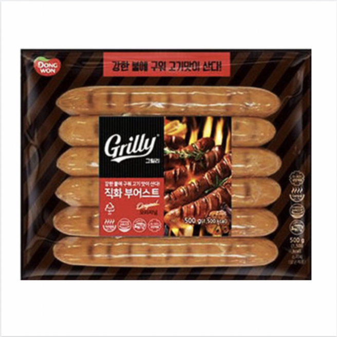 동원 그릴리 직화부어스트, 8개, 500g