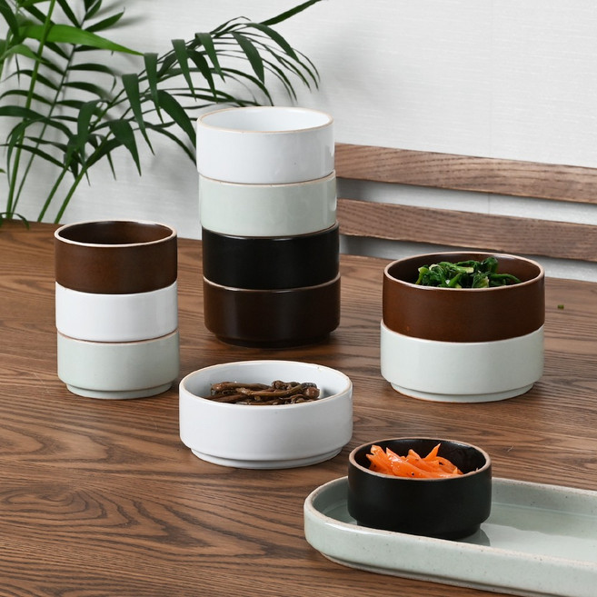 여주도자기 에라토 옳음 원형 찬기 접시 소중대 12종1택, 옳음 원형찬기[소/흰색], 1개