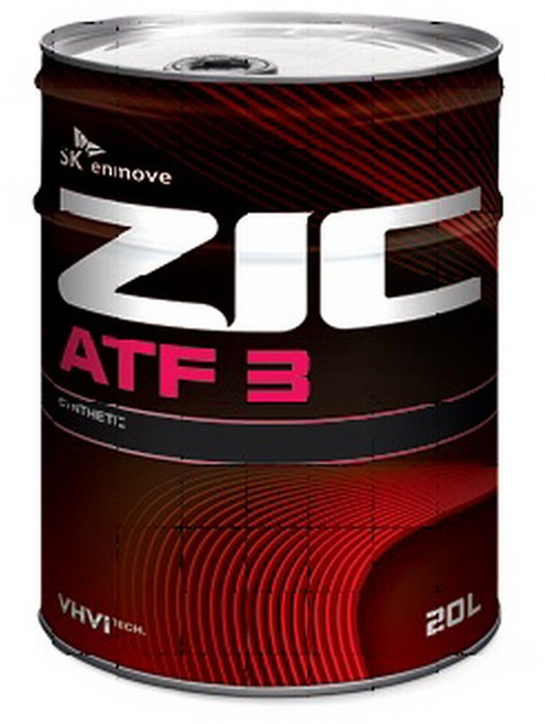 ZIC ATF 3 자동변속기 오토미션 오일 유압 압축기 오일 20리터, ATF 3(20리터)