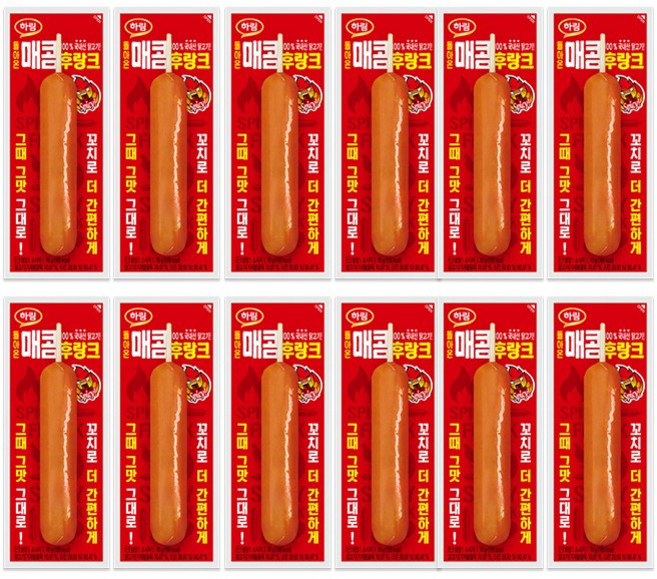 돌아온 매콤후랑크, 12개, 70g