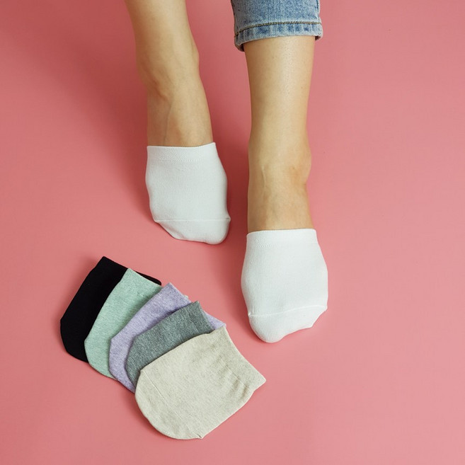 코코로맨틱 페이크삭스 블로퍼양말 뮬양말 하프삭스 4종