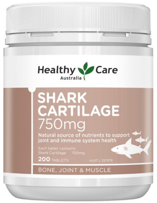 [헬씨케어] 상어연골 750mg 200정, 단품, 1개