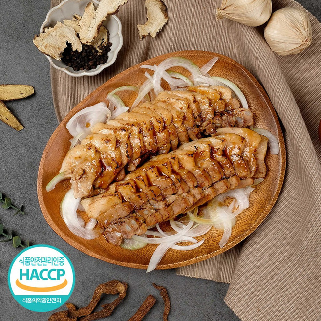 해썹공장 통삼겹보쌈 무색소 무방부제, 1개, 450g