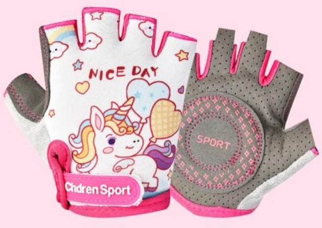 아동용 손가락 없는 스포츠 남여아 내마모성 롤러 스케이트 운동 보호 장갑, 02 S, 없음