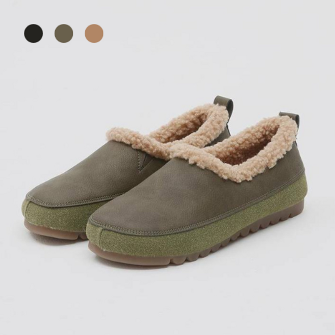 페조 여성 기모 로퍼 모카신 겨울 단화 발편한 방한슈즈 PZSL-LUX-4528