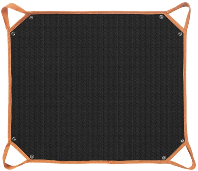 캠핑 화덕 매트(걸이형) 스토브 매트 양면 실리콘 단열 패드 (야외 피크닉 바베큐용), 01 Small, 1개