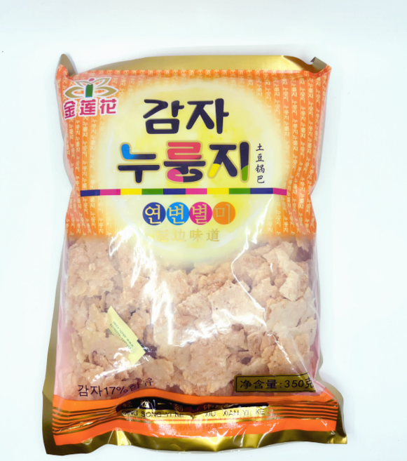 왕부정 중국식품 연변누룽지 투도 감자꿔바 바삭 누룽지, 1개, 350g