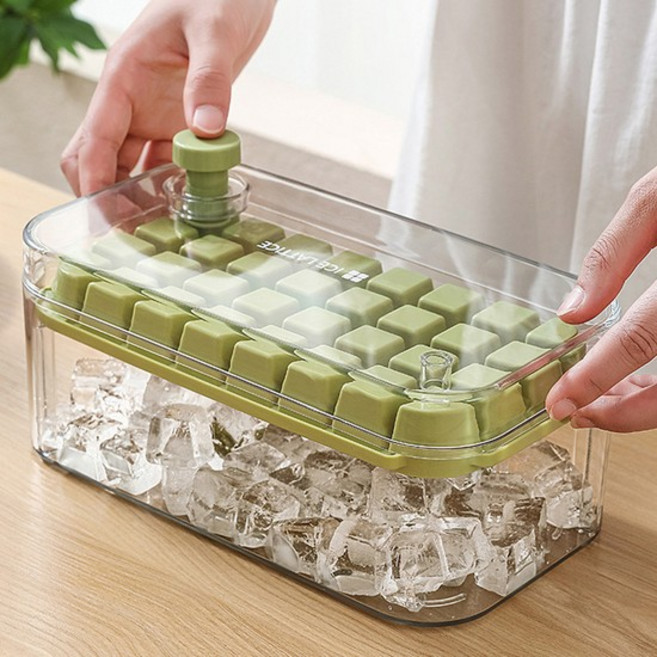 [쿠킹홈]와르르 64구 원터치 아이스트레이 C타입 올리브그린, 1개